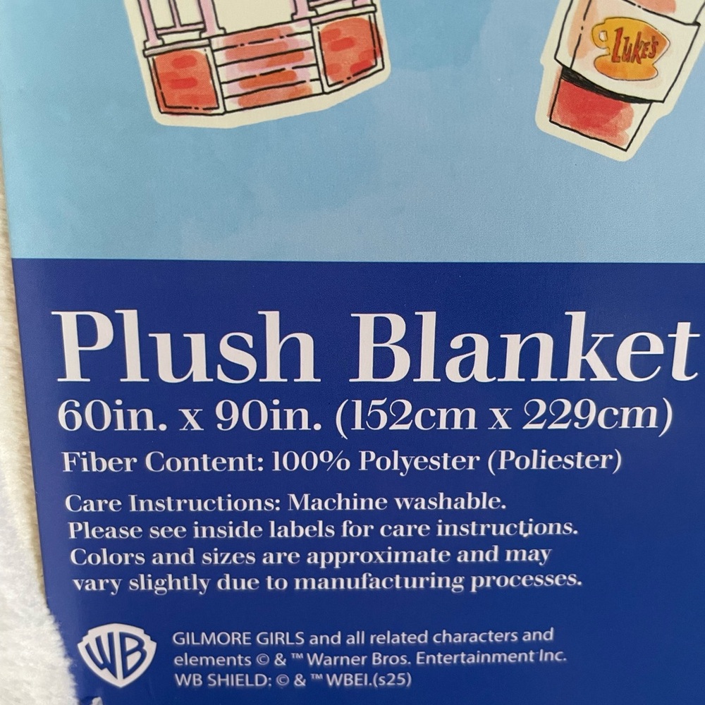 Gilmore Girls Plush Blanket Winter Holiday oversized Twin Throw - Picture 5 of 5